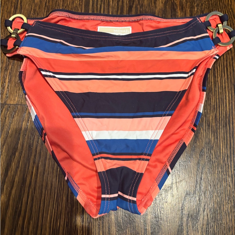 Michael Kors Coral and Navy Bikini